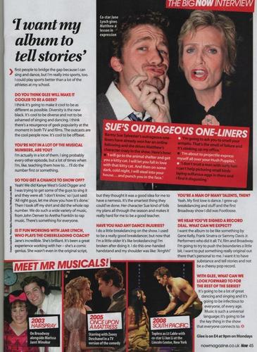  Matthew Interview in NOW Magazine