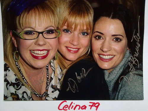  Original Autographed litrato of Paget/AJ and Kirsten