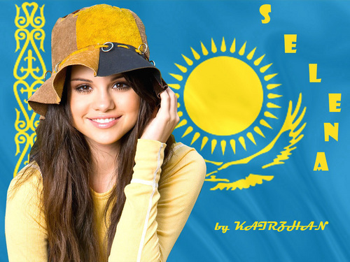  Selena Gomez kertas dinding KAZAKHSTAN