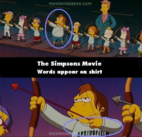  20 Biggest Mistakes In The Simpsons Movie