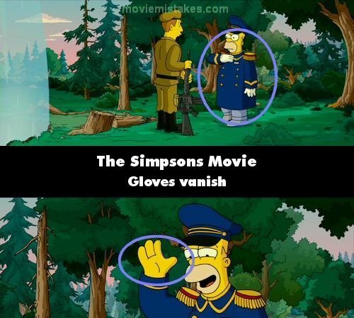 20 Biggest Mistakes In The Simpsons Movie