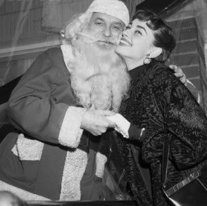  Audrey and Santa