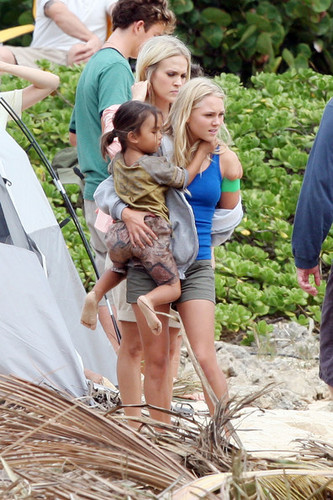 Carrie Filming Soul Surfer
