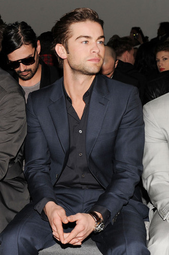 Chace Crawford - Calvin Klein Men's Collection- Front Row - Fall 2010