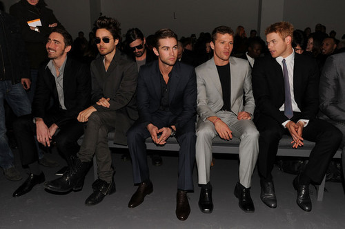  Chace Crawford - Calvin Klein Men's Collection- Front Row - Fall 2010