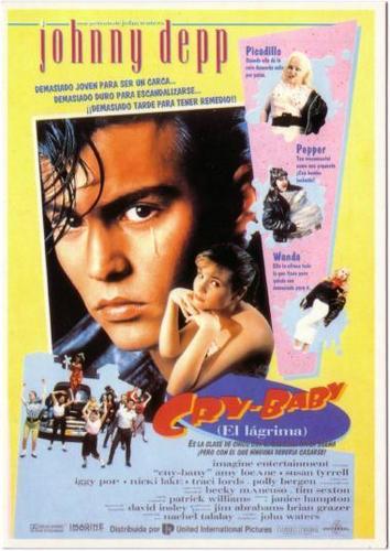  Cry Baby Spanish poster postcard
