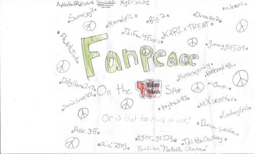  I have to post this before I leave- Fanpeace on the TDI spot