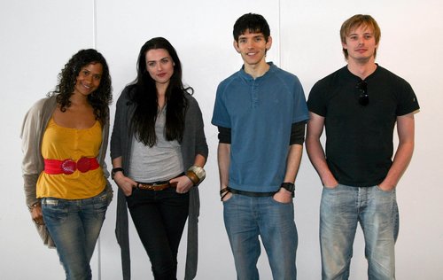  Merlin Cast at london Expo 2008