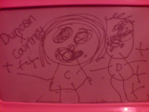 OMG! MY FOUR YEAR OLD SISTER DREW DUNCANXCOURTNEY!!