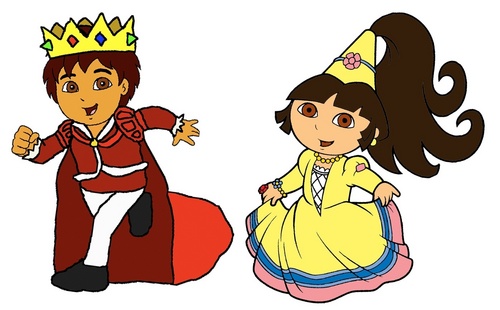  Prince Diego and Princess Dora