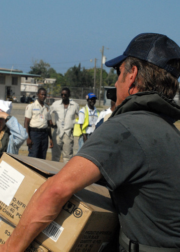 Sean Penn in Haiti