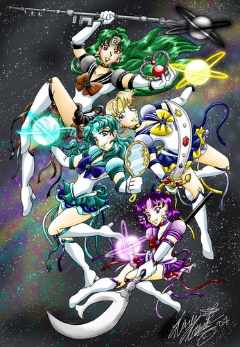  The Eternal Outer Senshi प्रशंसक art
