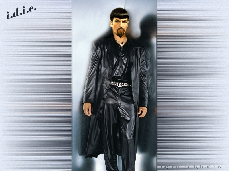 leather mirror spock
