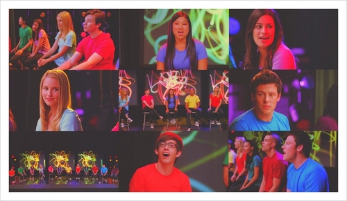  picspam: my top, boven 5 glee group performances