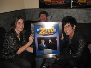  Adam At Z-100 With Fans!