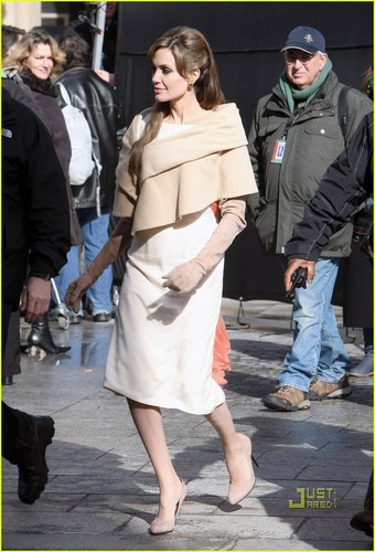Angelina Jolie on the set of new movie