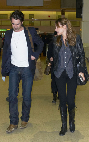  Colin and Alicja arriving at Heathrow Airport