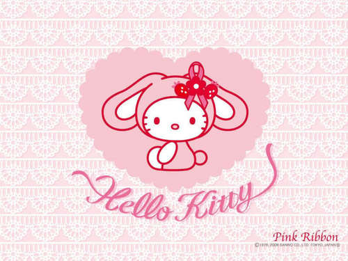  Hello Kitty karatasi la kupamba ukuta