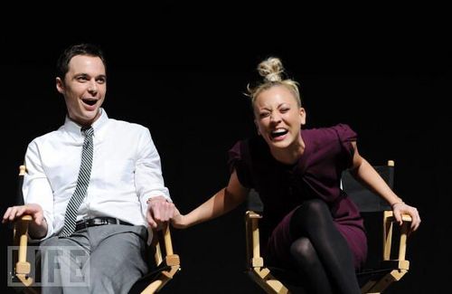  Jim and Kaley at Academy Of televisie Arts And Sciences