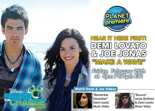  Joe and Demi - Make A Wave (Radio ডিজনি Planet Premiere)