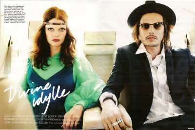  Johnny Depp and Vanessa Paradis người mẫu