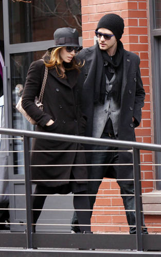 Justin Timberlake and Jessica Biel out in NYC (Feb 18)