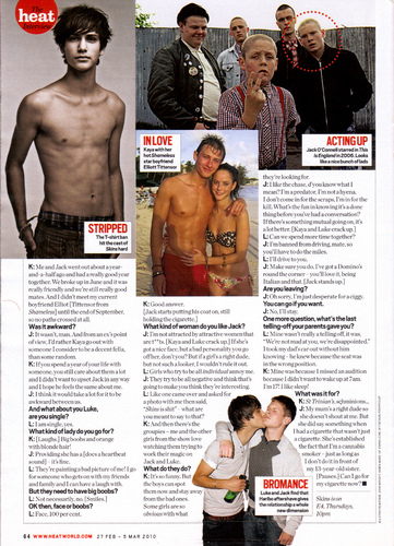  Kaya/Luke/Jack - Heat Magazine.