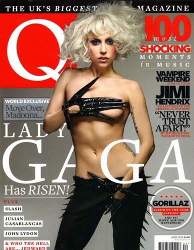  Lady GaGa’s Q Magazine Cover Story (Scans)