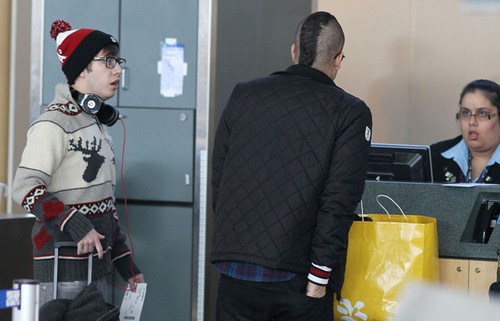  Mark Salling and Kevin McHale at YVR