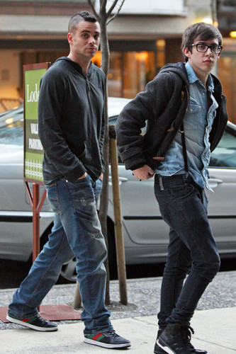  Mark Salling and Kevin Mchale at Their Hotel in Vancouver