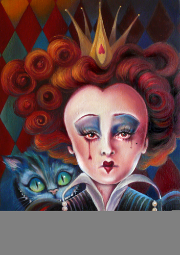  Red Queen Oil Painting