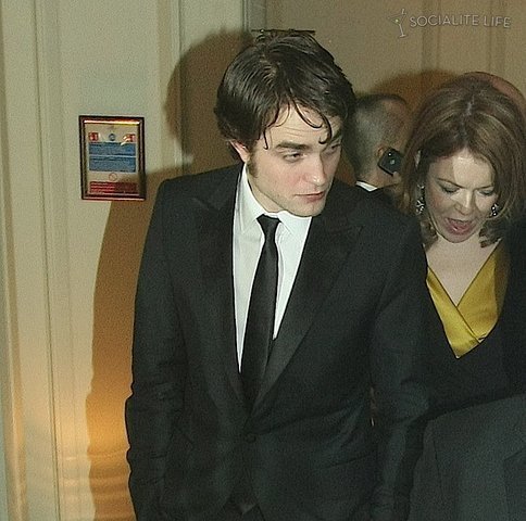  Rob leaving BAFTA's Afterparty