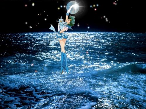  Sailor Mercury দেওয়ালপত্র