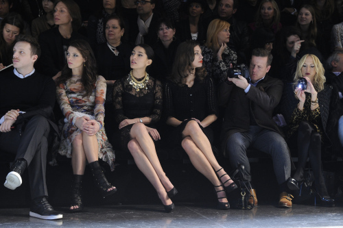  Front Row for Dolce & Gabbana during Milan Fashion Week