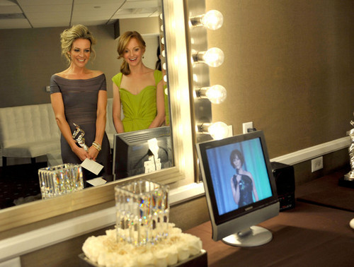 Jayma and Jessalyn @ the 12th Annual Costume Designers Guild Awards(Backstage)