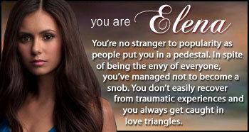  MY TVD character quizz result...
