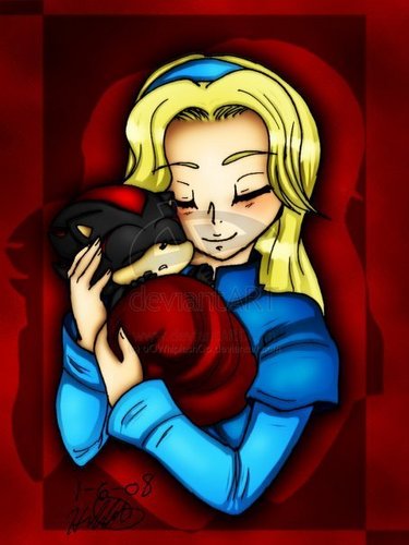  Maria and Babby Shadow :)