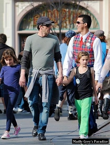  Patrick Dempsey and Family at Disney Land