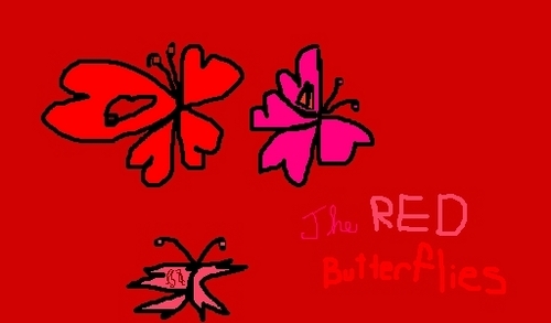  Red Butterflies >:D