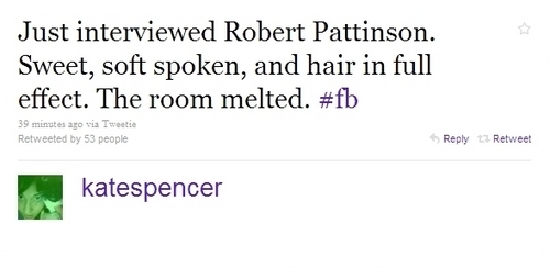  Robert Pattinson - Tweets from the "Remember Me" Press Junket