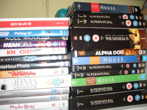  Some of my DVD's