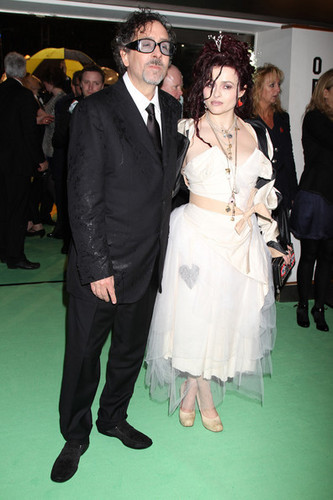 Tim Burton, With Helena Bonham Carter, @ the Royal Premiere of 'Alice In Wonderland'