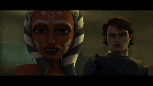  anakin and ahsoka stop to stare at old sick man in lightsaber लॉस्ट