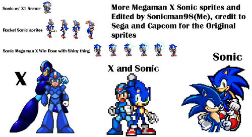 megaman x and sonic
