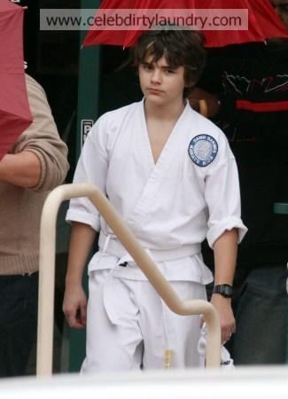 prince jackson Practice Karate (02/24/2010)