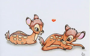 Bambi and Faline