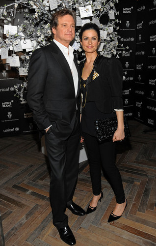  Colin Firth at the Montblanc Charity коктейль Party