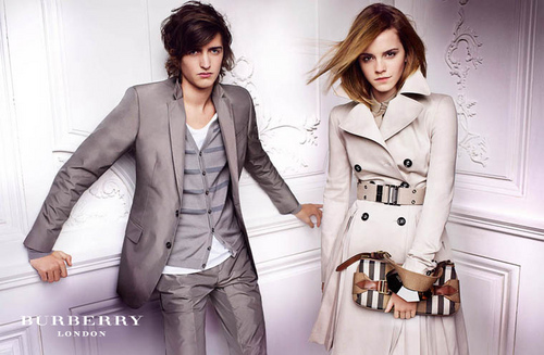  Emma at burberry Campaign
