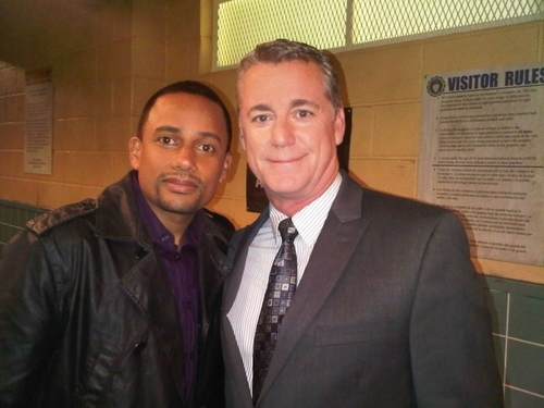 Hill Harper(Dr Sheldon Hawkes) and Robert Curtis Brown