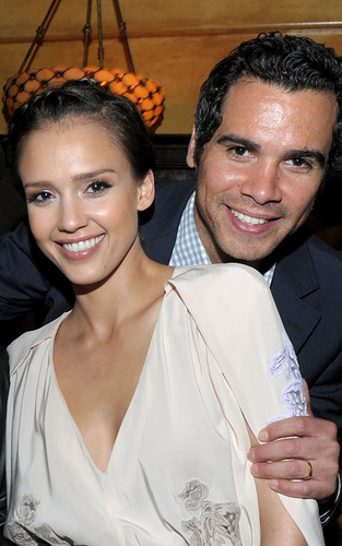  Jessica Alba and Cash Warren out for the Global Green party (March 3)